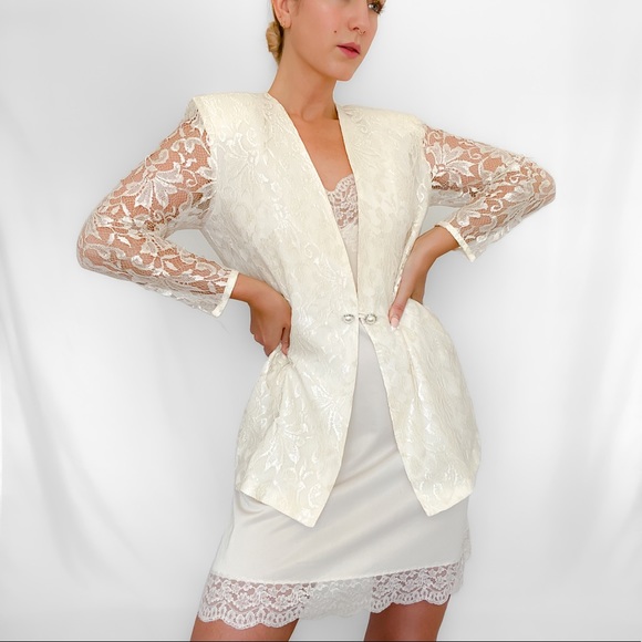 Vintage Jackets & Blazers - 💔SOLD💔 Deadstock Vintage Lace Blazer